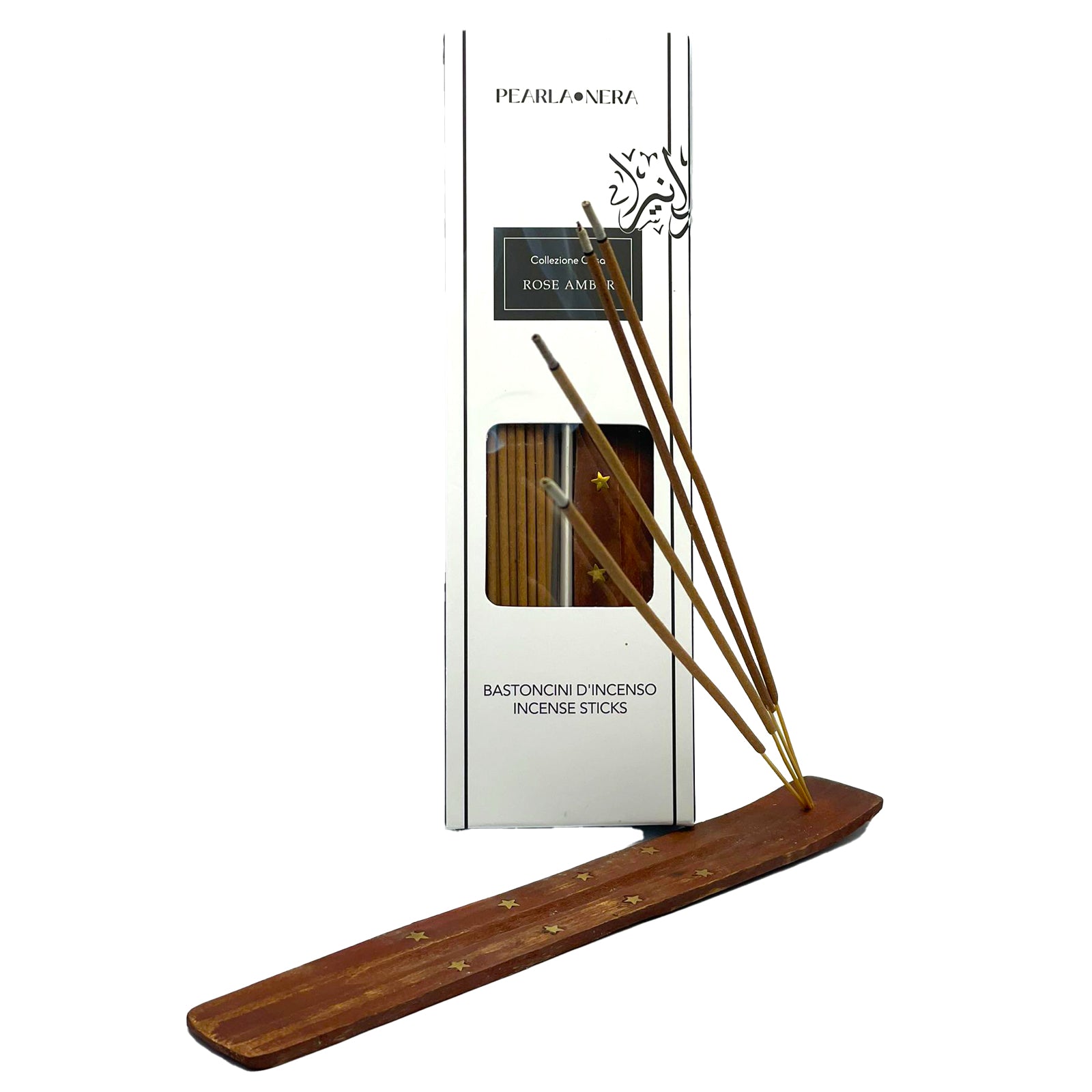 Spice Wood Incense Sticks with Wooden Holder (40 x 10”)